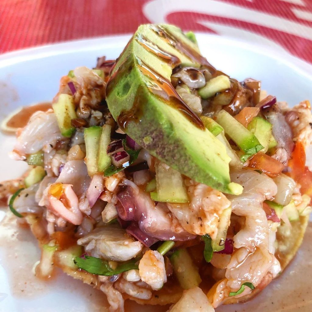 tostadas mariscos comida tipica mazatlan